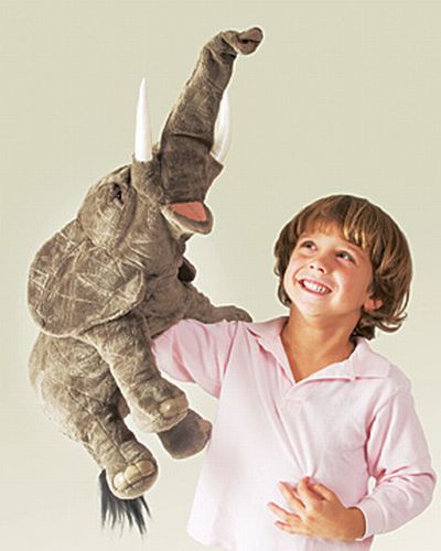 folkmanis Elephant puppet