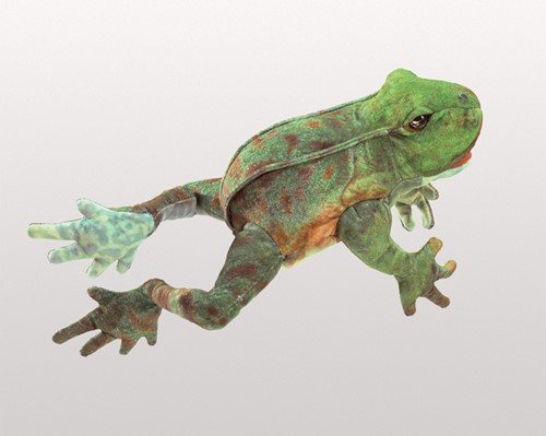 folkmanis Frog Jumping puppet
