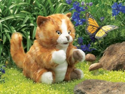 folkmanis Kitten Orange Tabby puppet