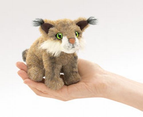 folkmanis Mini Bobcat puppet