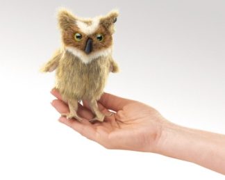 folkmanis Mini Owl Great Horned puppet