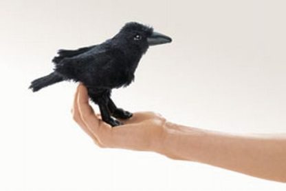 folkmanis Mini Raven puppet