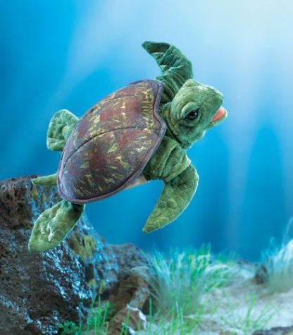 folkmanis Turtle Sea puppet