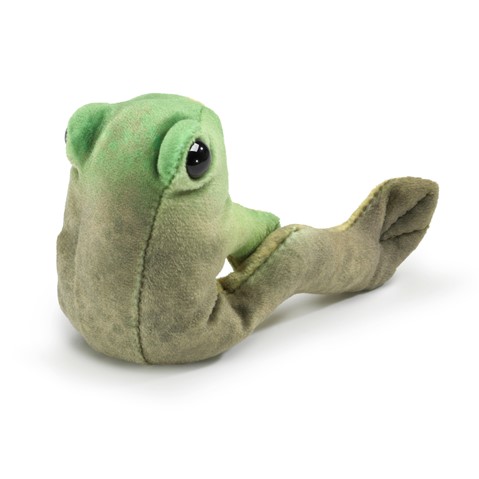 Folkmanis Mini Frog, Sitting – Canadian Puppet Shop